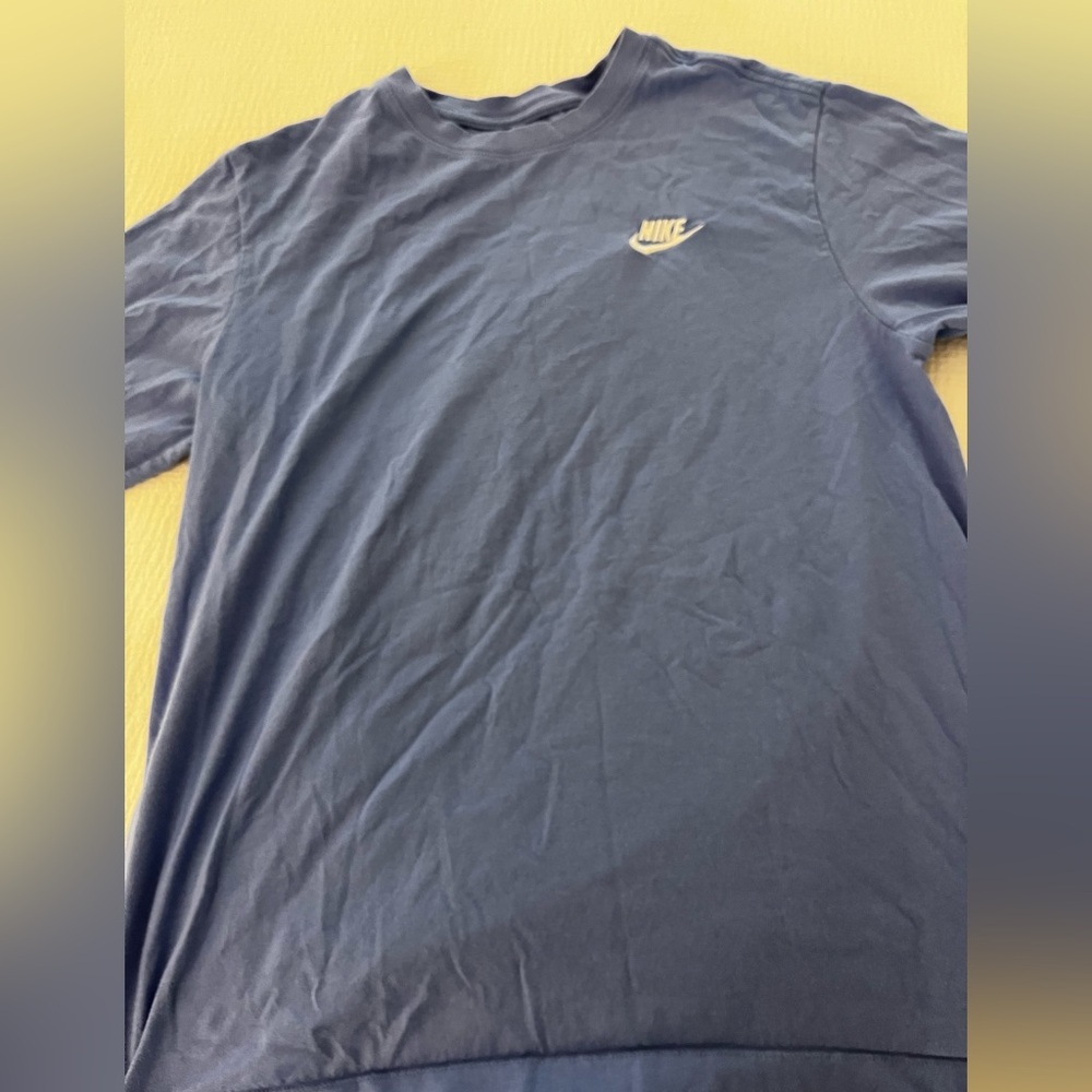 Nike Men's Blue Long Sleeve T-Shirt
